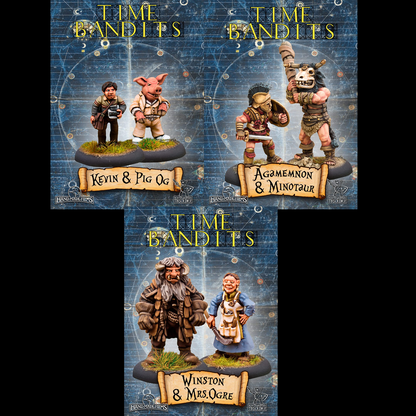 Time Bandits Official Collection Boxed Set Miniatures by northumbrian Tin Solider 