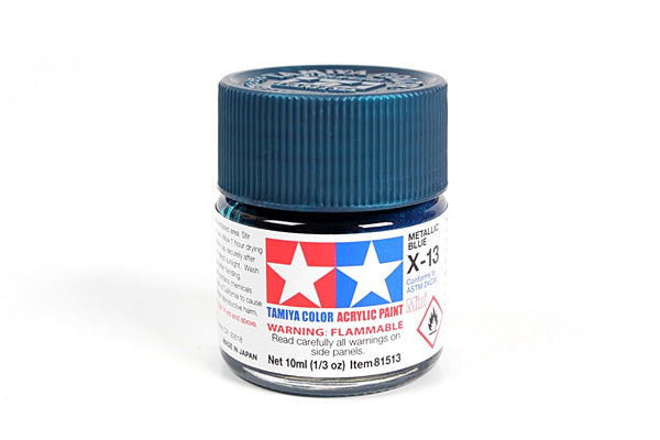 81513 ACRYLIC MINI X-13 METALLIC BLUE - TAMIYA PAINT