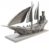 Elf Starter Fleet For Armada by Mantic. unpainted miniature ship