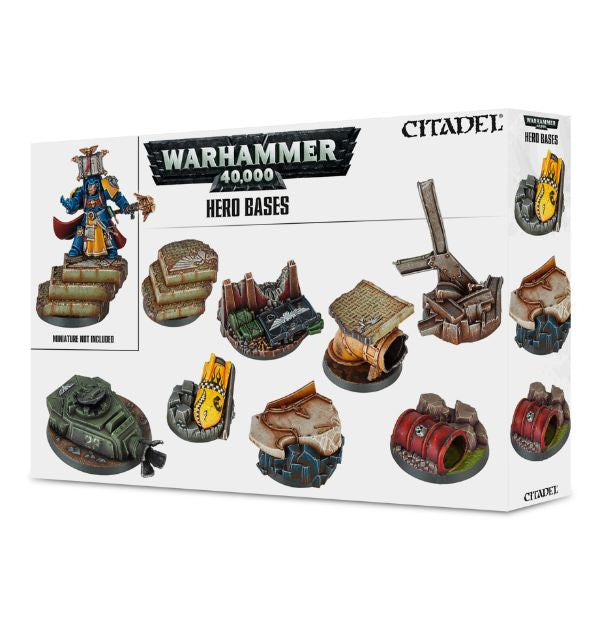 Warhammer 40,000 - Hero Bases :www.mightylancergames.co.uk