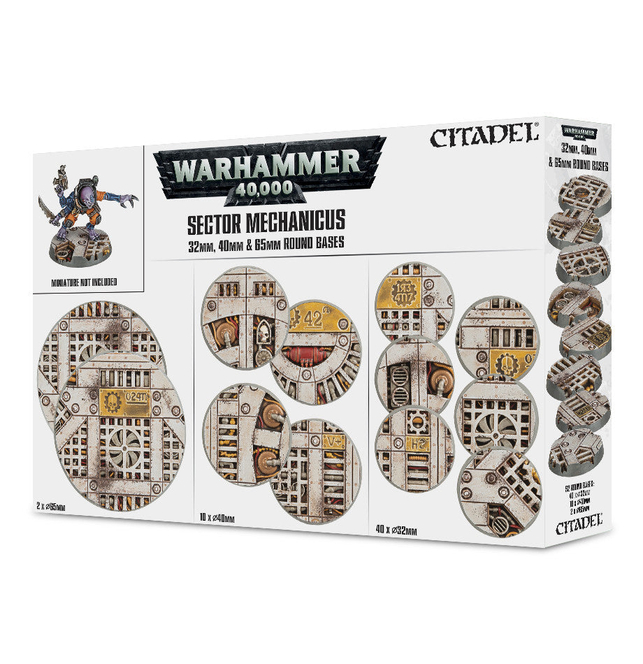 Sector Mechanicus Industrial Bases 32mm, 40mm & 65mm