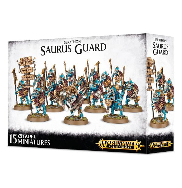 Saurus Guard - Seraphon (Age of Sigmar): www.mightylancergames.co.uk