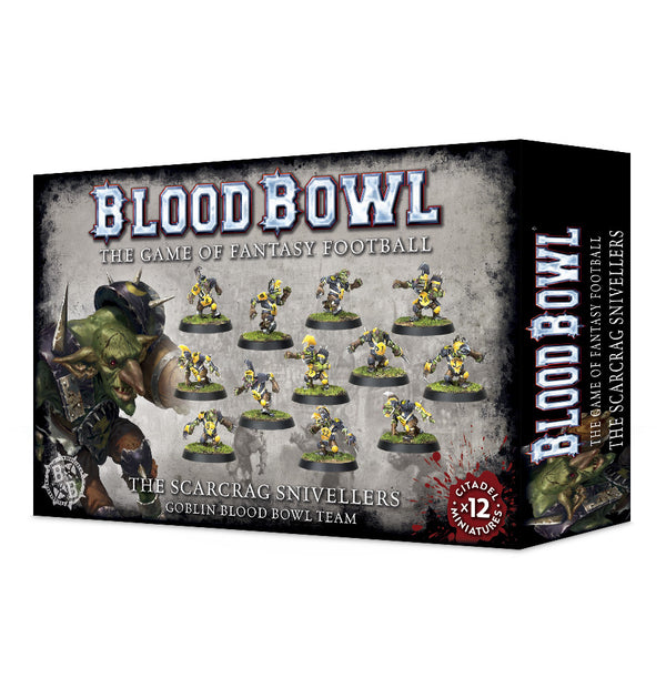 Blood Bowl - The Scarcrag Snivellers Goblin Team: www.mightylancergames.co.uk