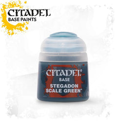 Citadel Base Paint - Stegadon Scale Green  (12ml) :www.mightylancergames.co.uk 