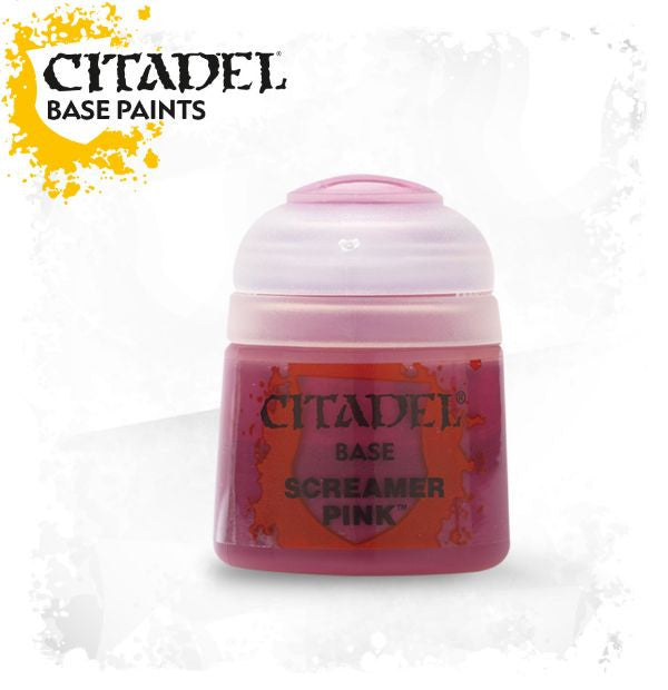Citadel Base Paint - Screamer Pink (12ml) :www.mightylancergames.co.uk 