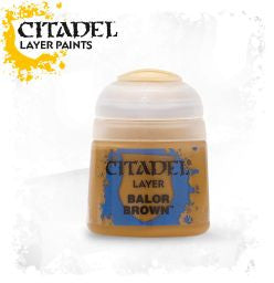 Citadel Layer Paint - Balor Brown (12ml): www.mightylancergames.co.uk