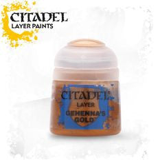 Citadel Layer Paint - Gehenna's Gold (12ml) :www.mightylancergames.co.uk 