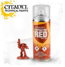 Citadel Model Paint - Mephiston Red Spray: www.mightylancergames.co.uk
