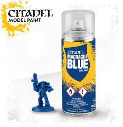 Citadel Model Paint - Macragge Blue Spray: www.mightylancergames.co.uk