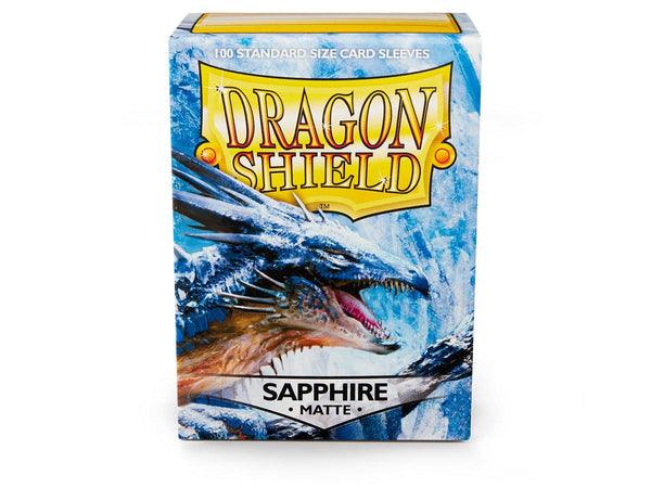 Dragon Shield Matte Sapphire – 100 Standard Size Card Sleeves: www.mightylancergames.co.uk