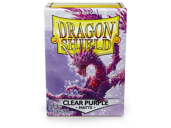 Dragon Shield Clear Purple Matte