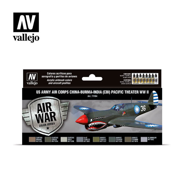 US Army Air Corps Pacific Theatre Set - Vallejo Air Acrylics