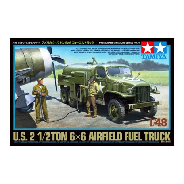 Tamiya US 2 1/2 Ton Airfield Fuel Truck Kit 1/48