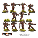 Painted Algoryn Armoured Infantry Examples