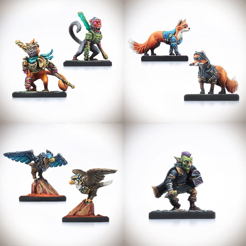 Futuristic Monkeys, Eagles, Foxes & Goblin Familiars