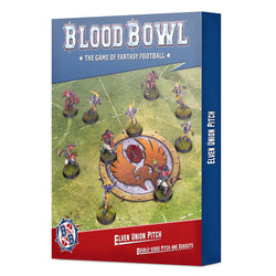 Blood Bowl Elven Union Pitch & Dugouts