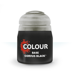Corvus Black Base Paint (12ml) - Citadel Colour