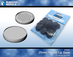 Rubicon 25mm bases (pack of 25)