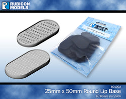 rubicon 25mm x 50mm bases (pack of 10)