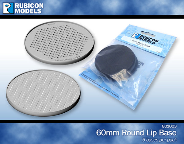 Rubicon 60mm bases (pack of 5)