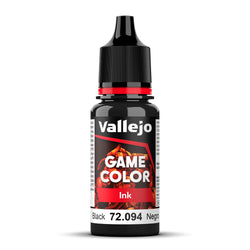 Vallejo Black Game Color Hobby Ink 18ml