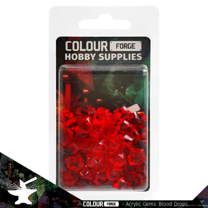 Blood Drops Acrylaic Gaming Tokens