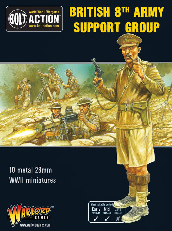 British 8th Army Support Group - Bolt Action: www.mightylancergames.co.uk
