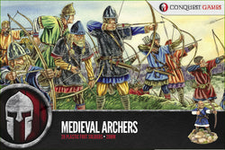 Conquest Games: Medieval Archers plastic boxed set