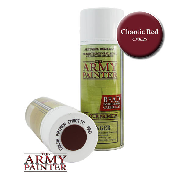 Army painter chaotic red spray primer 400ml