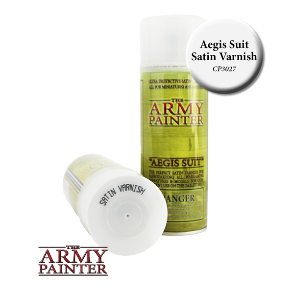 Colour Primer Spray - Aegis Suit Satin Varnish (The Army Painter)