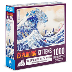 The Great Wave of Cat-A-Gawa Jigsaw 1000 Piece