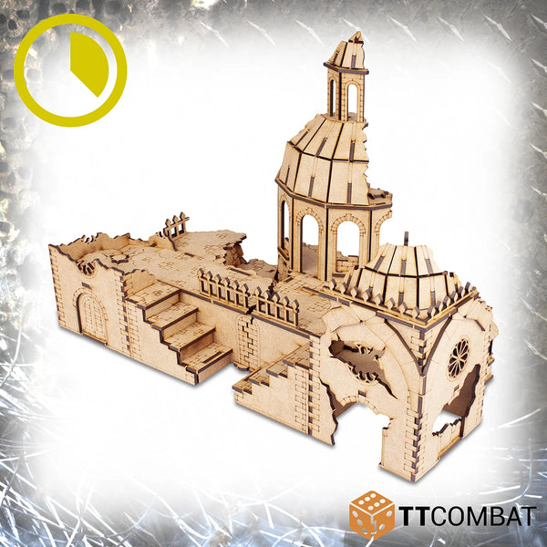Ruined Convent Cathedral SciFi Gothic Tabletop Scenery