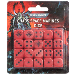 Chaos Space Marines Dice Set - Warhammer 40K