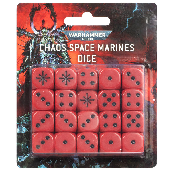 Chaos Space Marines Dice Set - Warhammer 40K