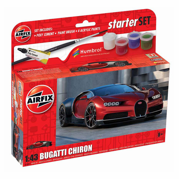 Bugatti Chiron Airfix Starter Set - 1:43 Scale Model