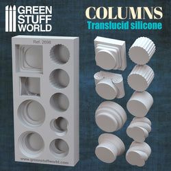 Column Segments Silicone Mould - Green Stuff World