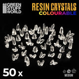 Medium Clear Colourable Basing Crystals#