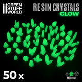Medium Energy Crystals - Glow In the Dark Resin Basing Materials