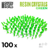 Small Green Basing Crystals