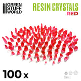 Red Small Resin Basing Crystals