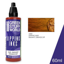 Radiant Orange Dipping Ink 60ml - Green Stuff World Shade