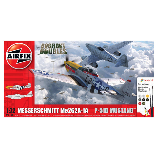 Airfix Dogfight Doubles Gift Box Mustang & Messershmitt