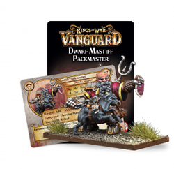 Dwarf Mastiff Packmaster (Kings of War & Vanguard) :www.mightylancergames.co.uk