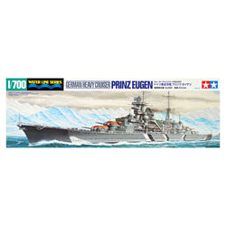 Prinz Eugen German Heavy Cruiser - Tamiya 1/700 Scale