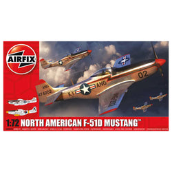 Airfix North American F-51D Mustang 1:72 Scale Aircraft Kit