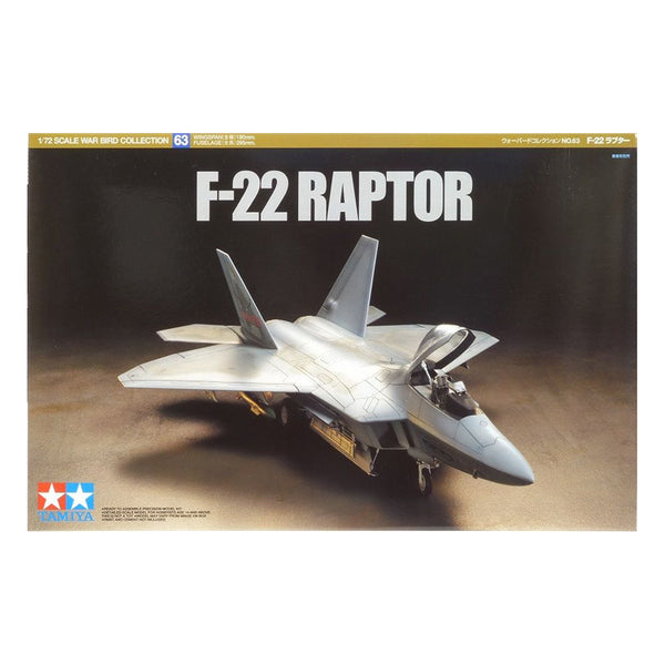 F-22 Raptor Jet - Tamiya (1/72) Scale Aircraft Models
