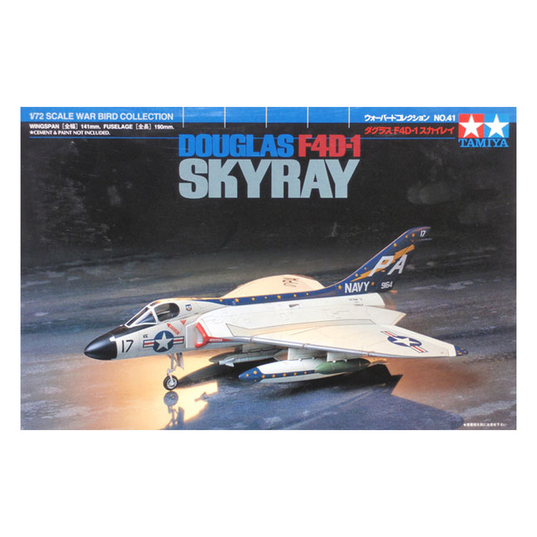 Douglas F4D-1 Skyray Warbird - Tamiya (1/72) Scale Aircraft Models