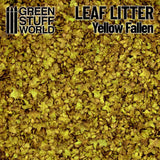 Golden Yellow Fallen Leaves Basing Materials