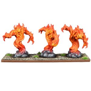 Fire Elemental Regiment - Forces of Nature (Kings of War) :www.mightylancergames.co.uk
