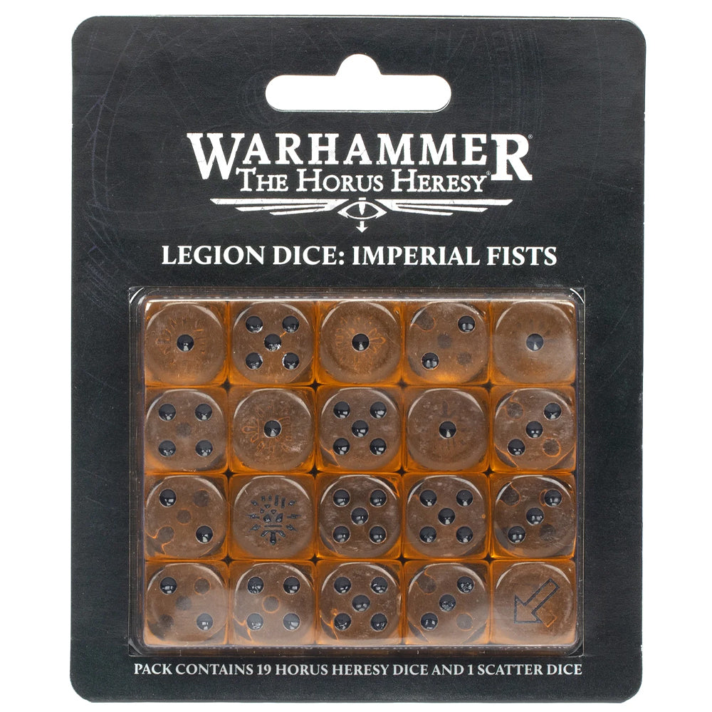 Imperial Fists Legion Dice - The Horus Heresy